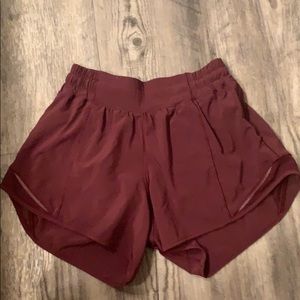 Lulu lemon running shorts (only worn twice)